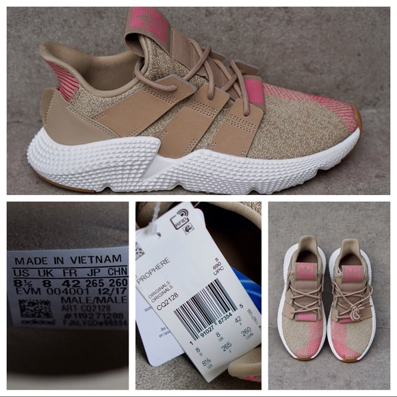 Adidas Prophere Men’s 8.5 / Women’s 9.5 Khaki/Pink - Picture 8 of 8